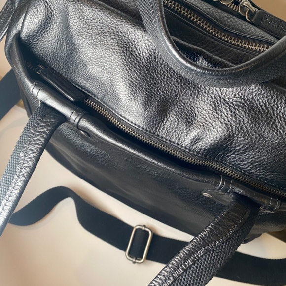Calvin Klein Black Soft Leather Briefcase - Picture 4 of 13
